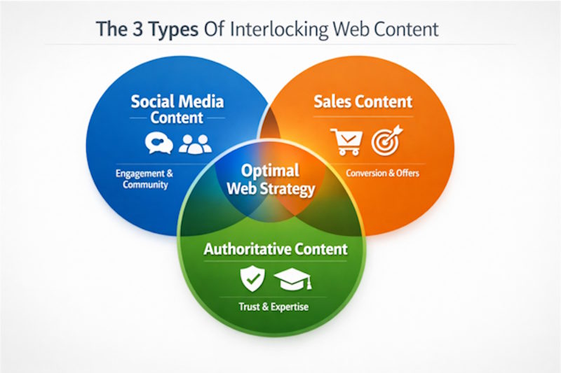 3 Types Interlocking Web Content
